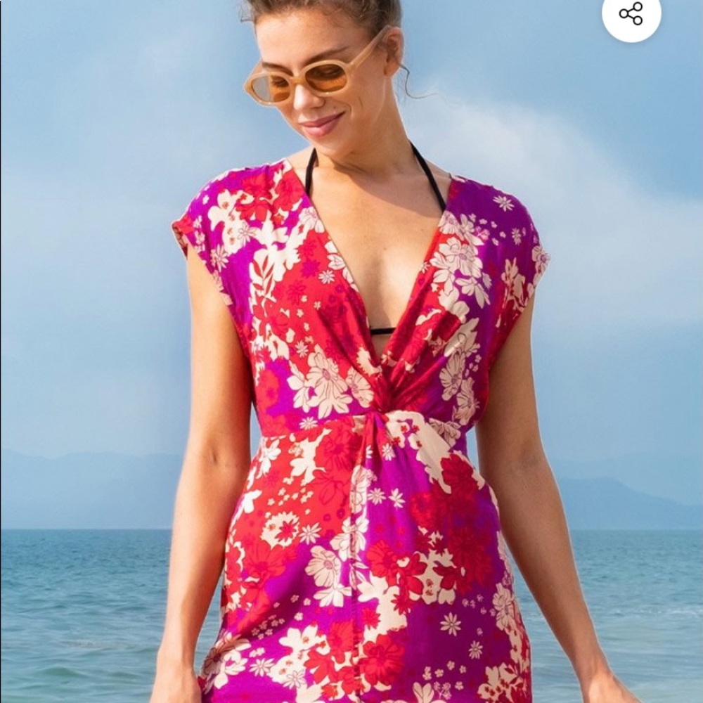 Gianna floral v neck sleeveless dresse